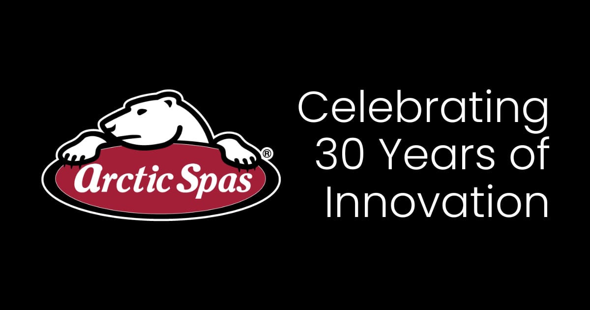 arctic spas logo celebrating thirty years of innovation